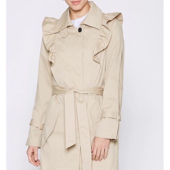 Joie Jackets & Blazers - Joie Gila Ruffle Trim Jacket